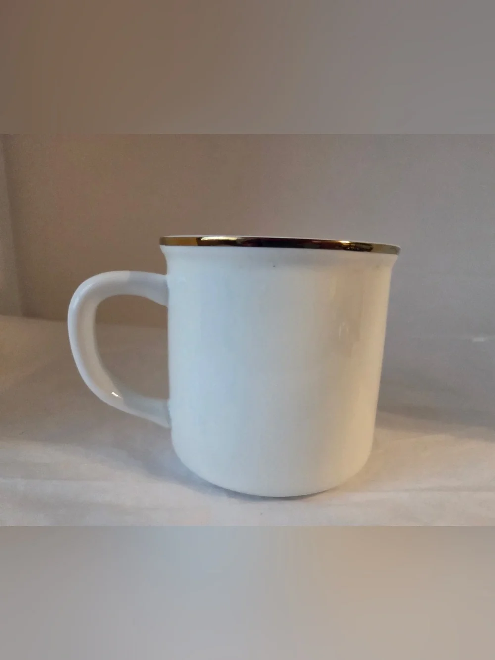 Pottery Barn Stewart Plaid Ceramic W Monogram Coffee Mug Red White Green